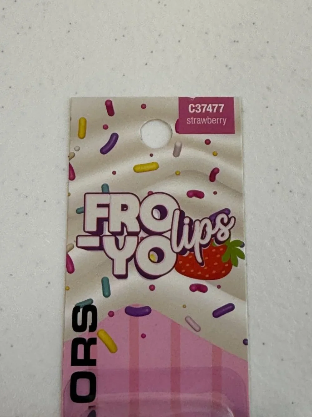 L.A. Colors Fro-Yo Lips Strawberry Scented Lip Balm New